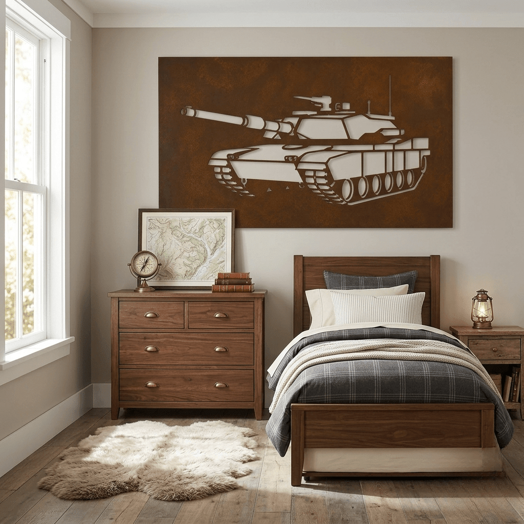 The Tank - Metal Wall Art - Oxide - Anthem Classic