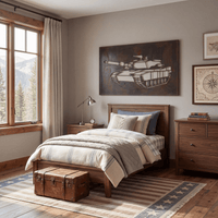 The Tank - Metal Wall Art - Umber