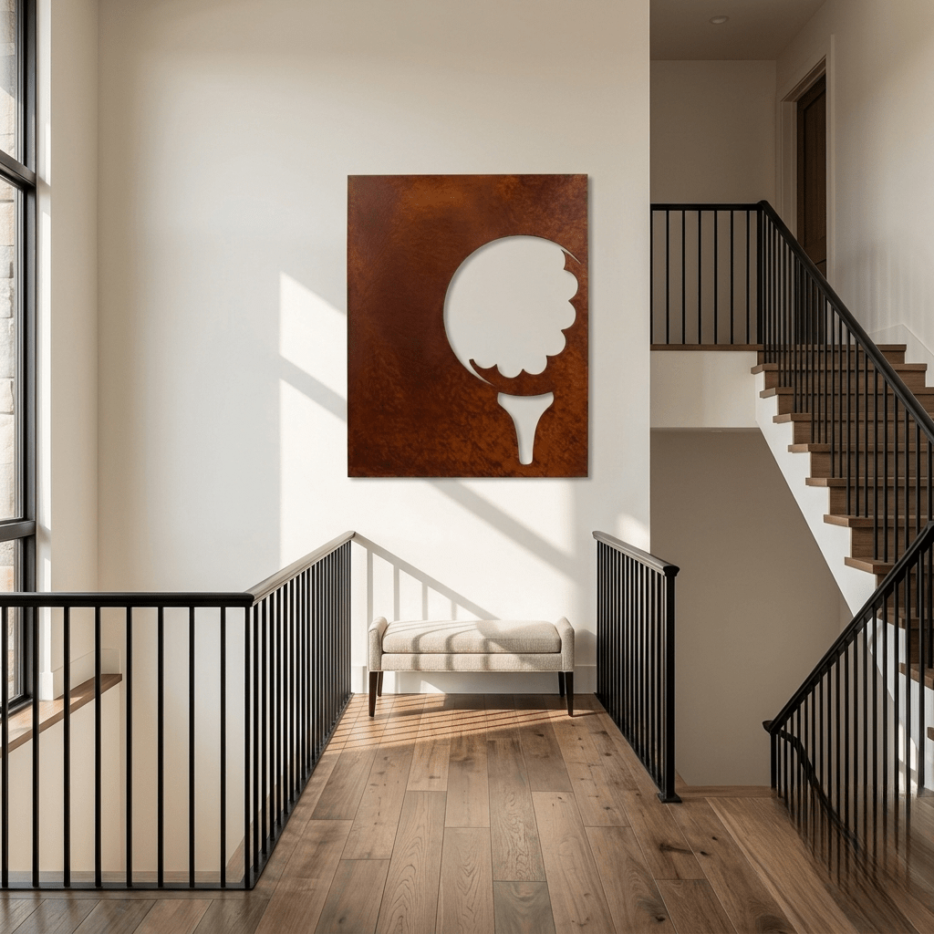 The Tee Up - Metal Wall Art - Oxide - Anthem Classic