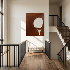 The Tee Up - Metal Wall Art - Oxide - Anthem Classic