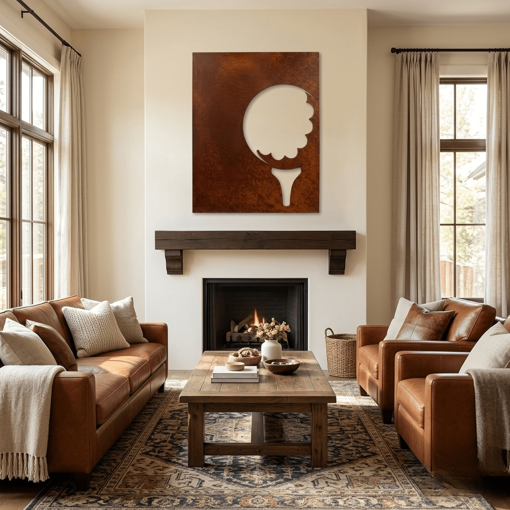 The Tee Up - Metal Wall Art - Oxide - Anthem Classic
