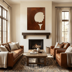 The Tee Up - Metal Wall Art - Oxide - Anthem Classic