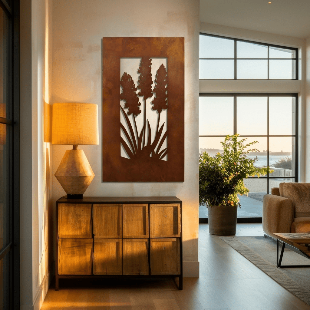 The Texas Bluebonnet - Metal Wall Art - Portrait Sienna - Anthem Classic