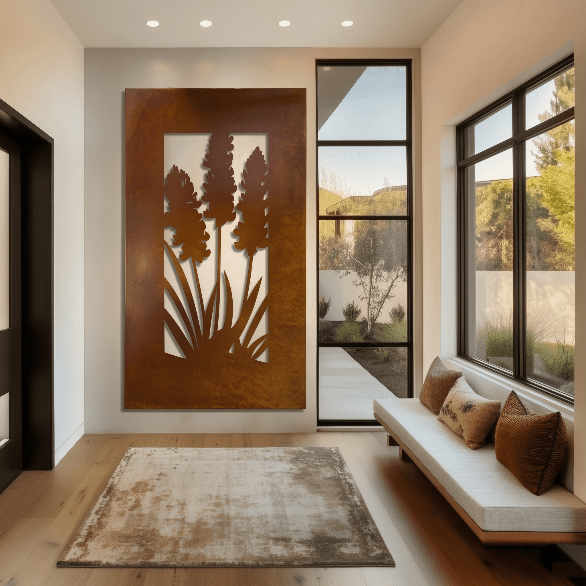 The Texas Bluebonnet - Metal Wall Art - Portrait Sienna - Anthem Classic