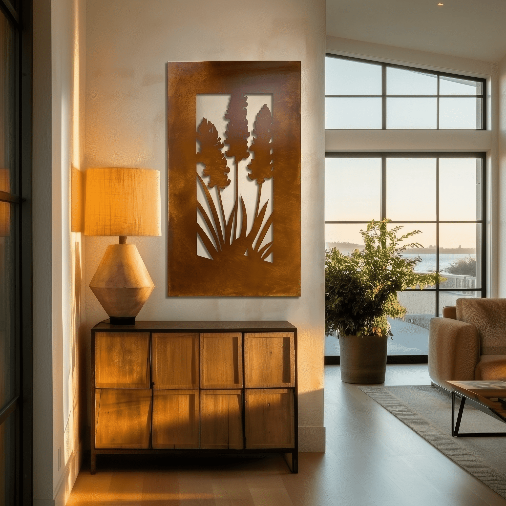 The Texas Bluebonnet - Metal Wall Art - Portrait Sienna - Anthem Classic