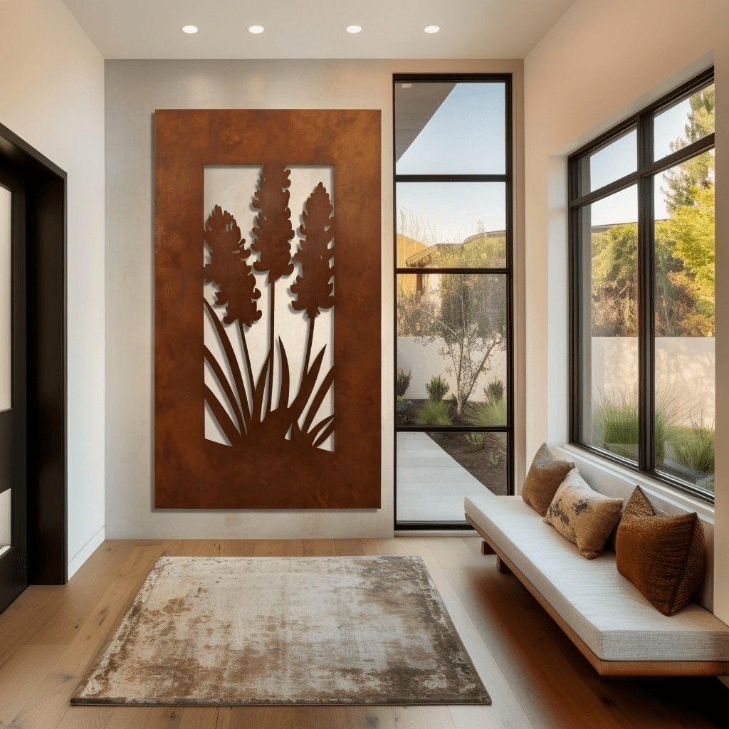 The Texas Bluebonnet - Metal Wall Art - Portrait Sienna - Anthem Classic