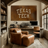 The Texas Tech - Metal Wall Art- Landscape - Oxide