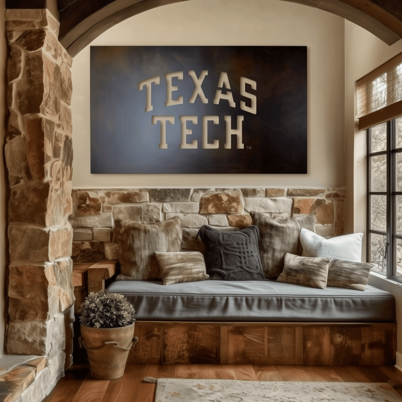 The Texas Tech - Metal Wall Art - Landscape Forge - Anthem Classic