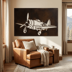 The Thunder Overhead - Metal Wall Art - Umber - Anthem Classic