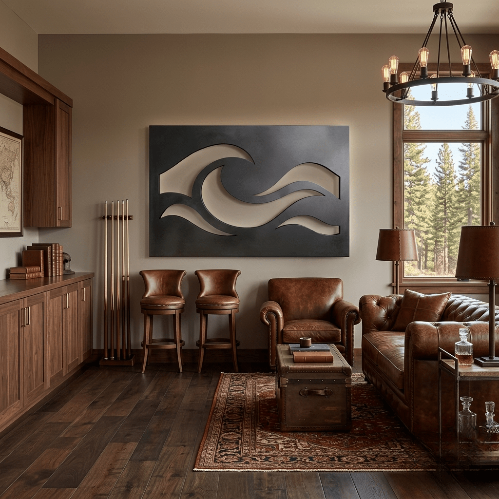 The Tidal Line - Metal Wall Art - Forge - Anthem Classic