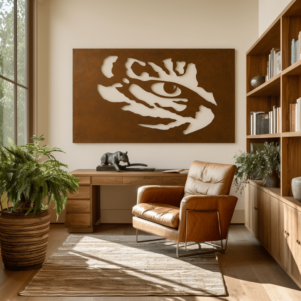 The Tiger Eye - Metal Wall Art - Landscape Umber - Anthem Classic