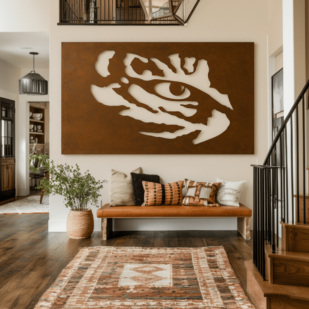 The Tiger Eye - Metal Wall Art - Landscape Umber - Anthem Classic