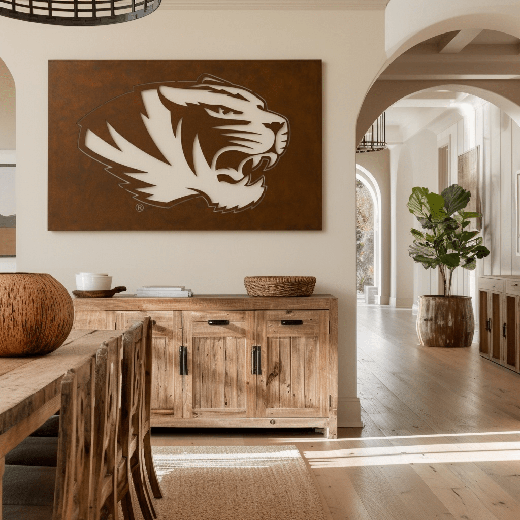 The Tiger - Metal Wall Art - Landscape Umber - Anthem Classic