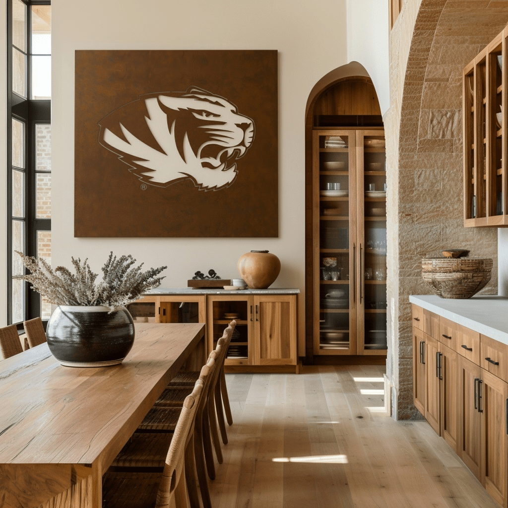 The Tiger - Metal Wall Art - Square Umber - Anthem Classic