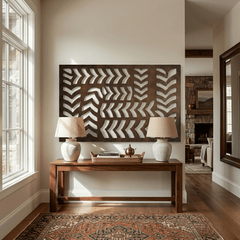 The Tire Tread - Metal Wall Art - Umber - Anthem Classic