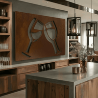 The Toast - Metal Wall Art - Oxide