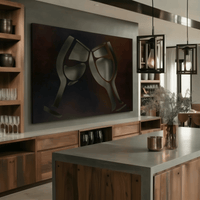 The Toast - Metal Wall Art - Umber