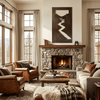 The Torrent - Metal Wall Art - Umber