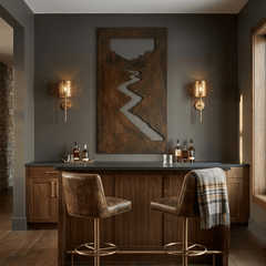 The Torrent - Metal Wall Art - Umber - Anthem Classic