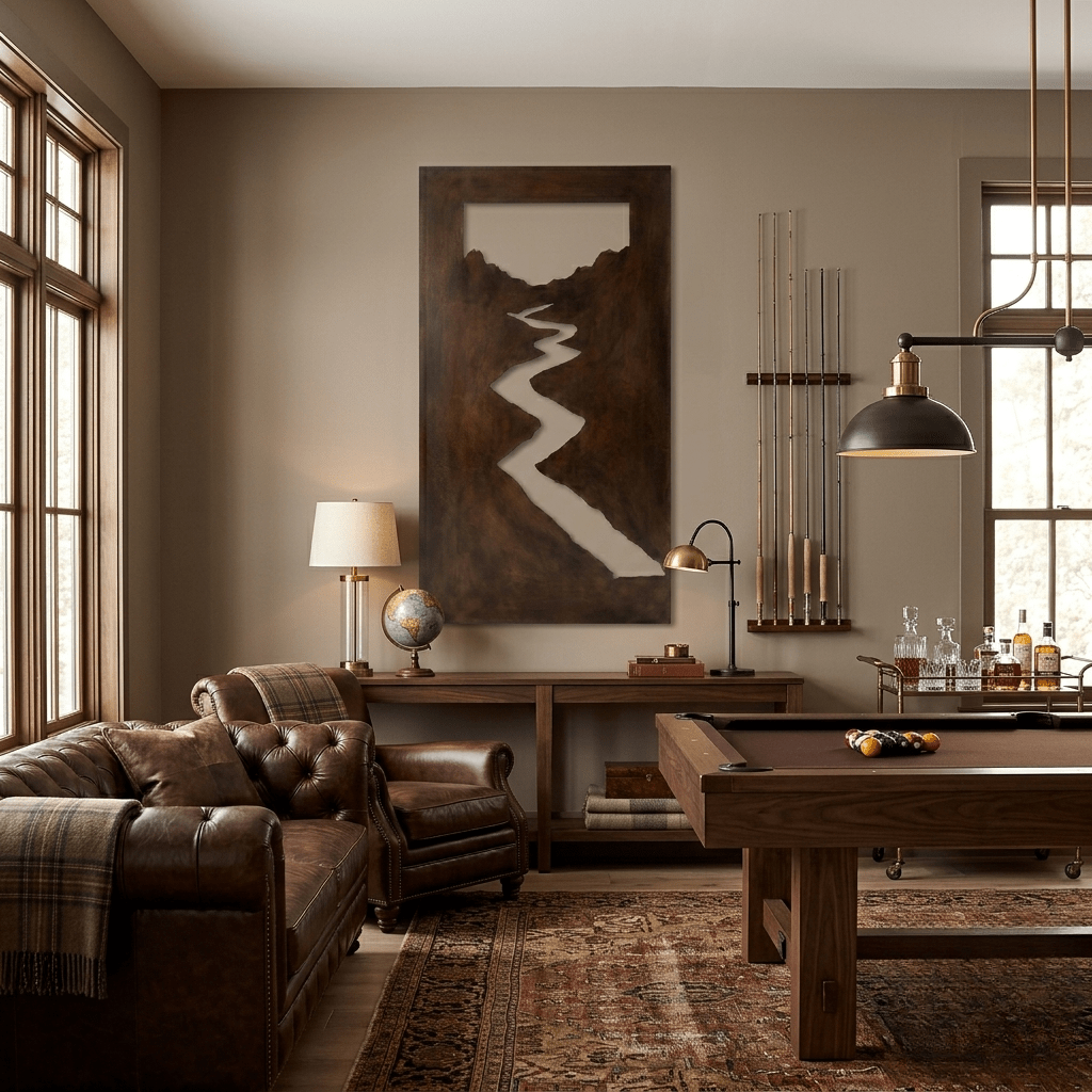 The Torrent - Metal Wall Art - Umber - Anthem Classic