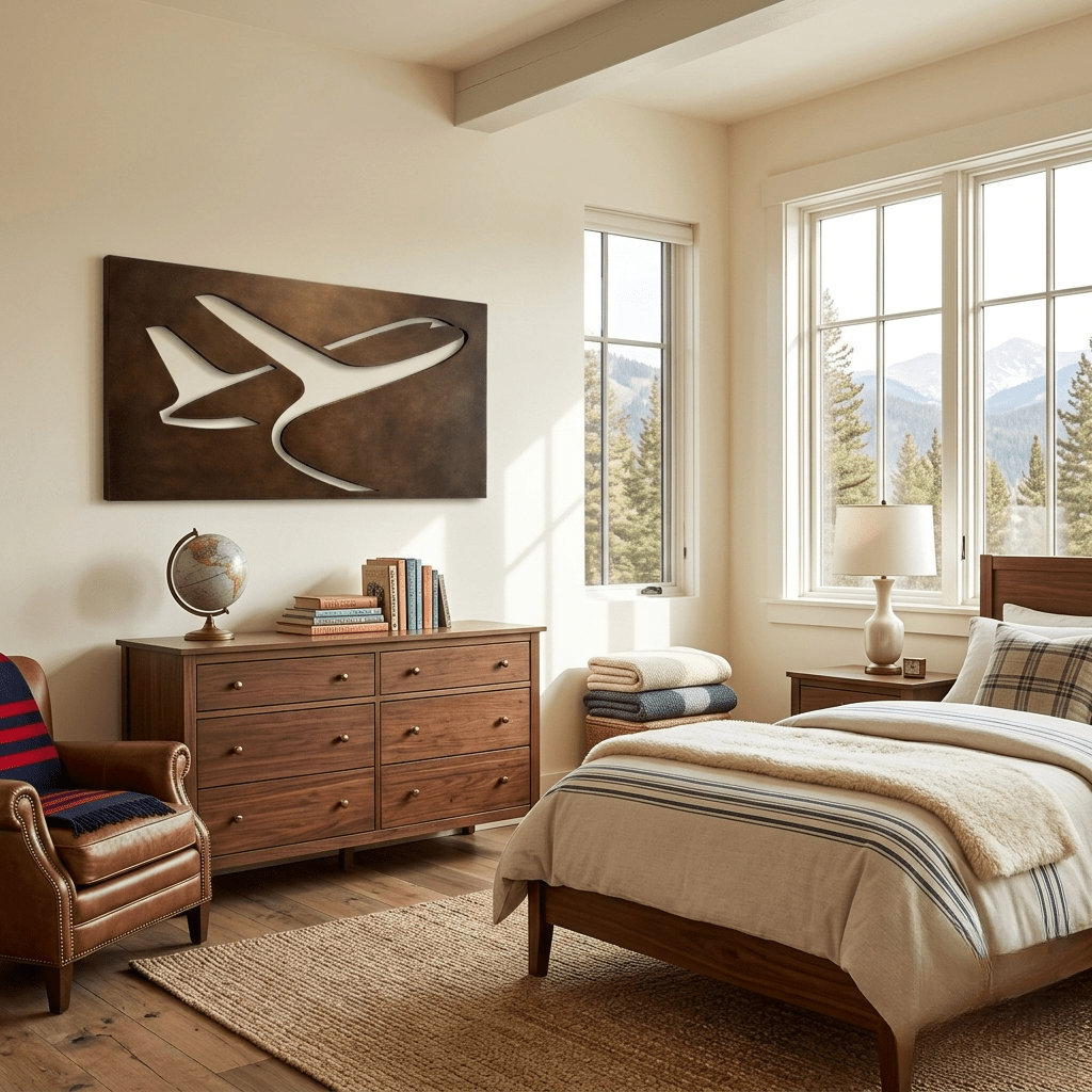 The Touch & Go - Metal Wall Art - Umber - Anthem Classic