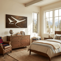 The Touch & Go - Metal Wall Art - Umber - Anthem Classic