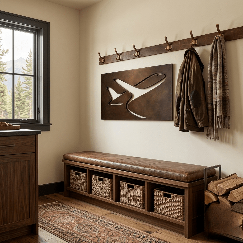 The Touch & Go - Metal Wall Art - Umber - Anthem Classic