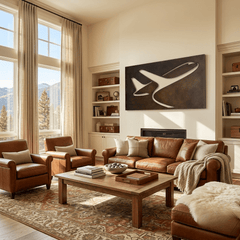 The Touch & Go - Metal Wall Art - Umber - Anthem Classic