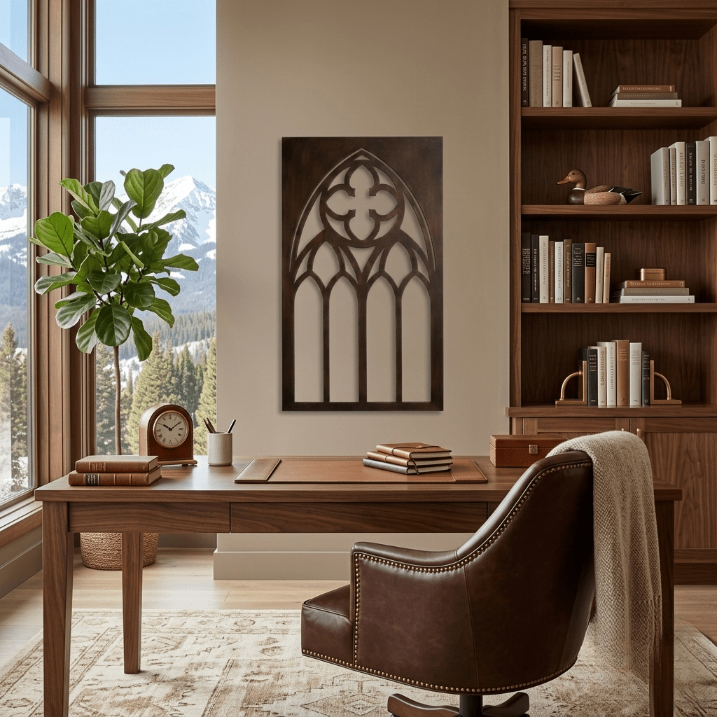 The Tracery - Metal Wall Art - Umber - Anthem Classic