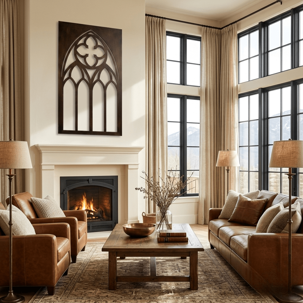 The Tracery - Metal Wall Art - Umber - Anthem Classic