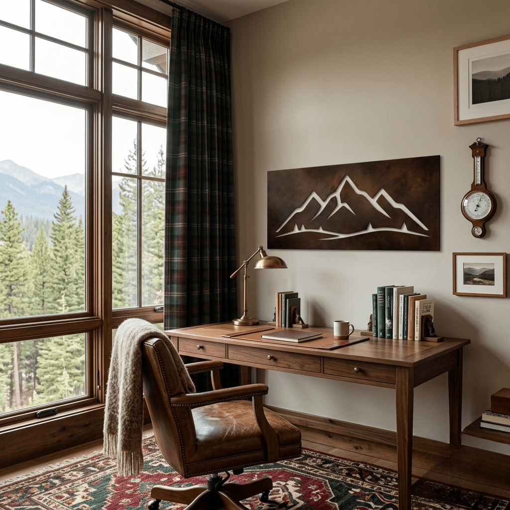 The Triad - Metal Wall Art - Umber - Anthem Classic