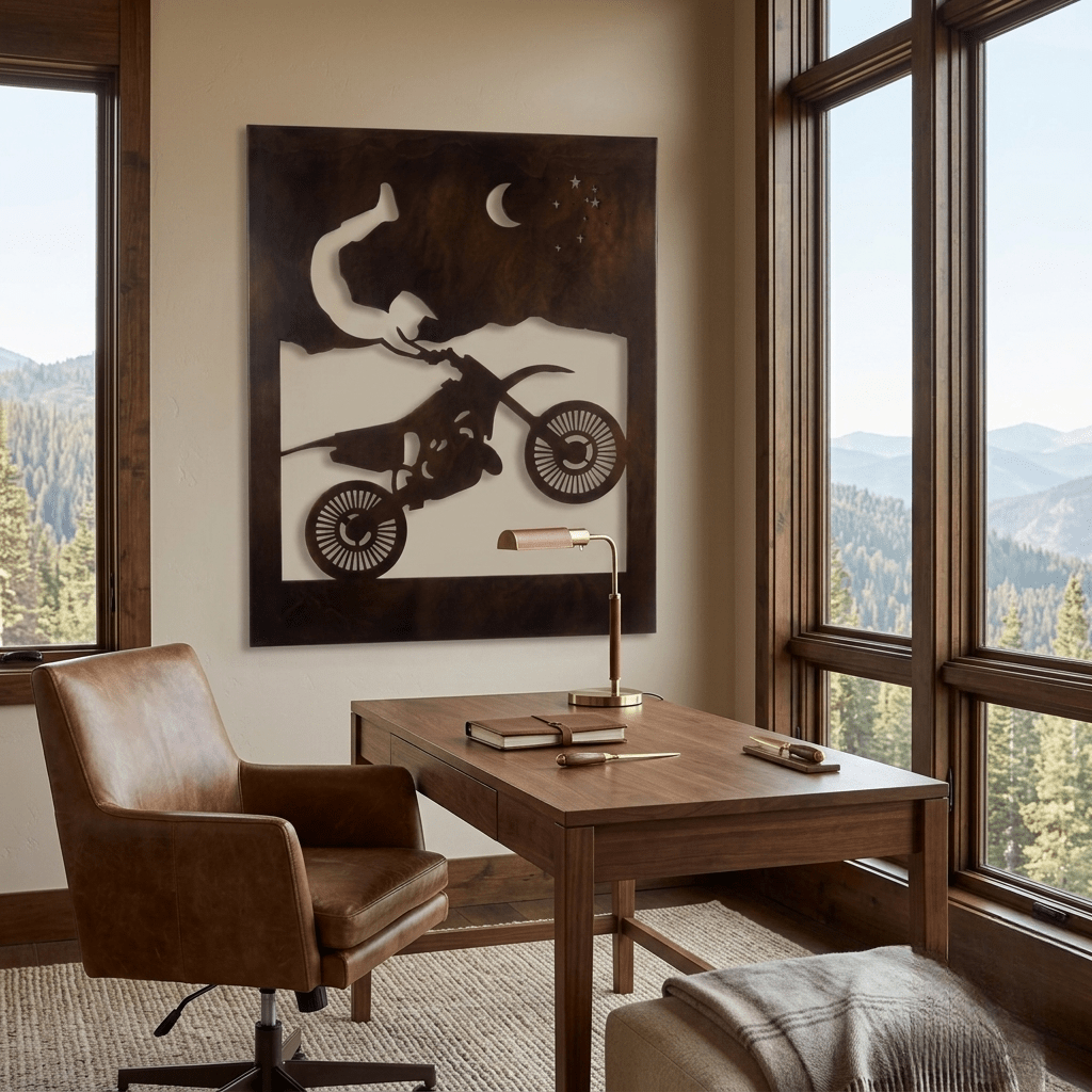 The Trick - Metal Wall Art - Umber - Anthem Classic