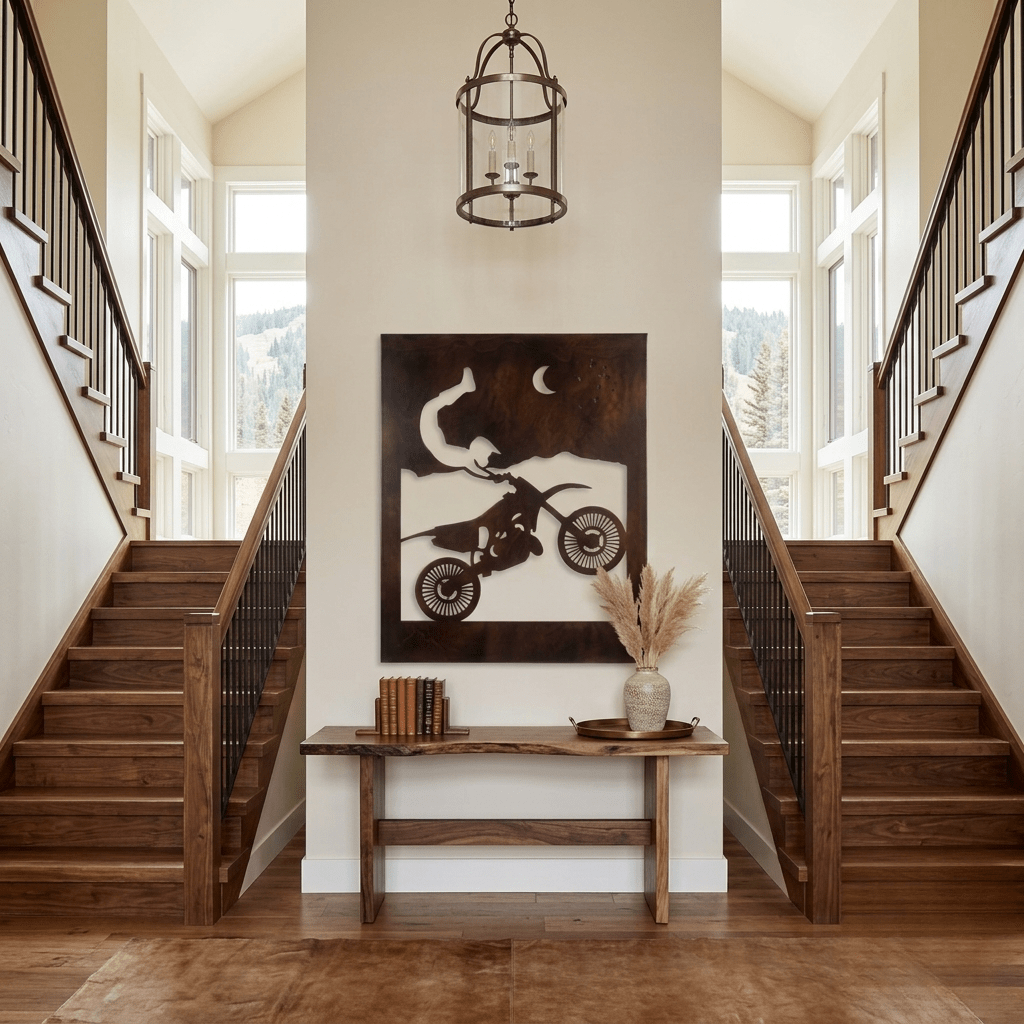 The Trick - Metal Wall Art - Umber - Anthem Classic