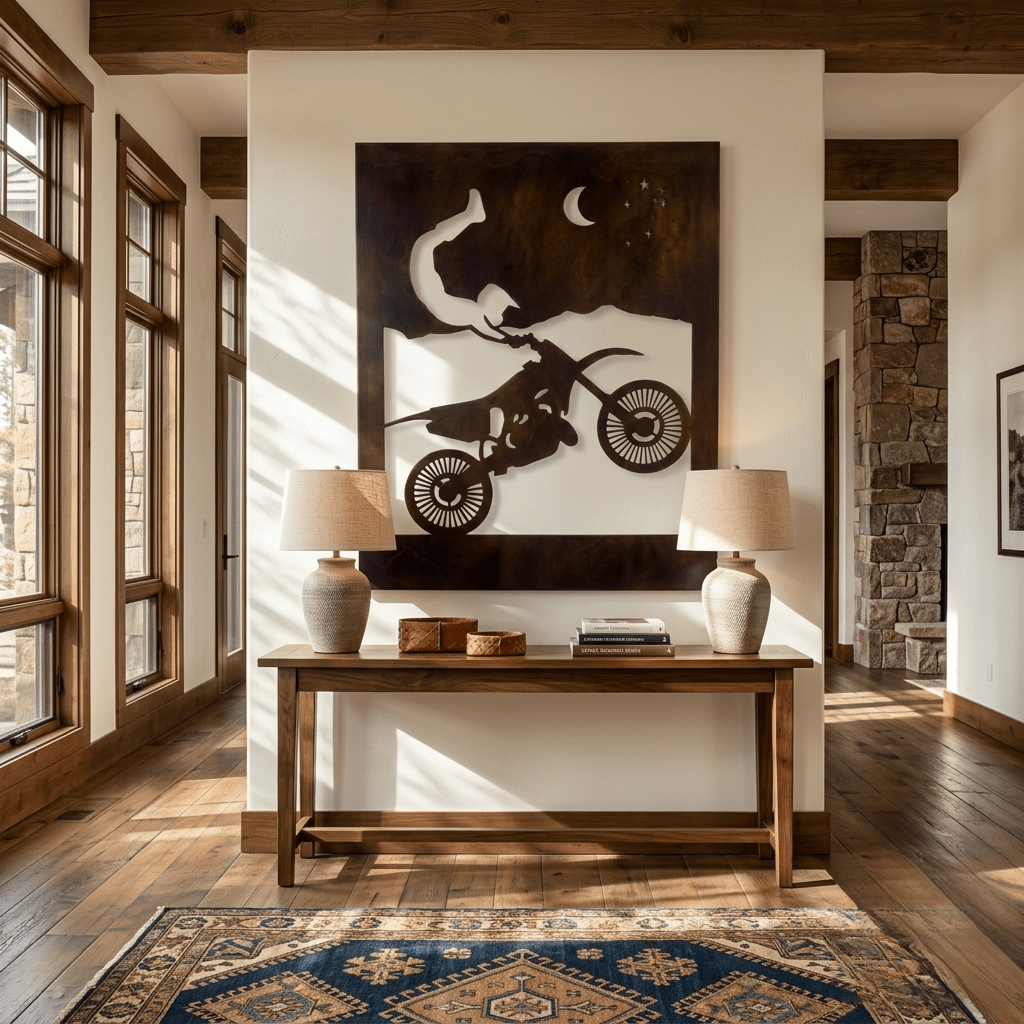 The Trick - Metal Wall Art - Umber - Anthem Classic
