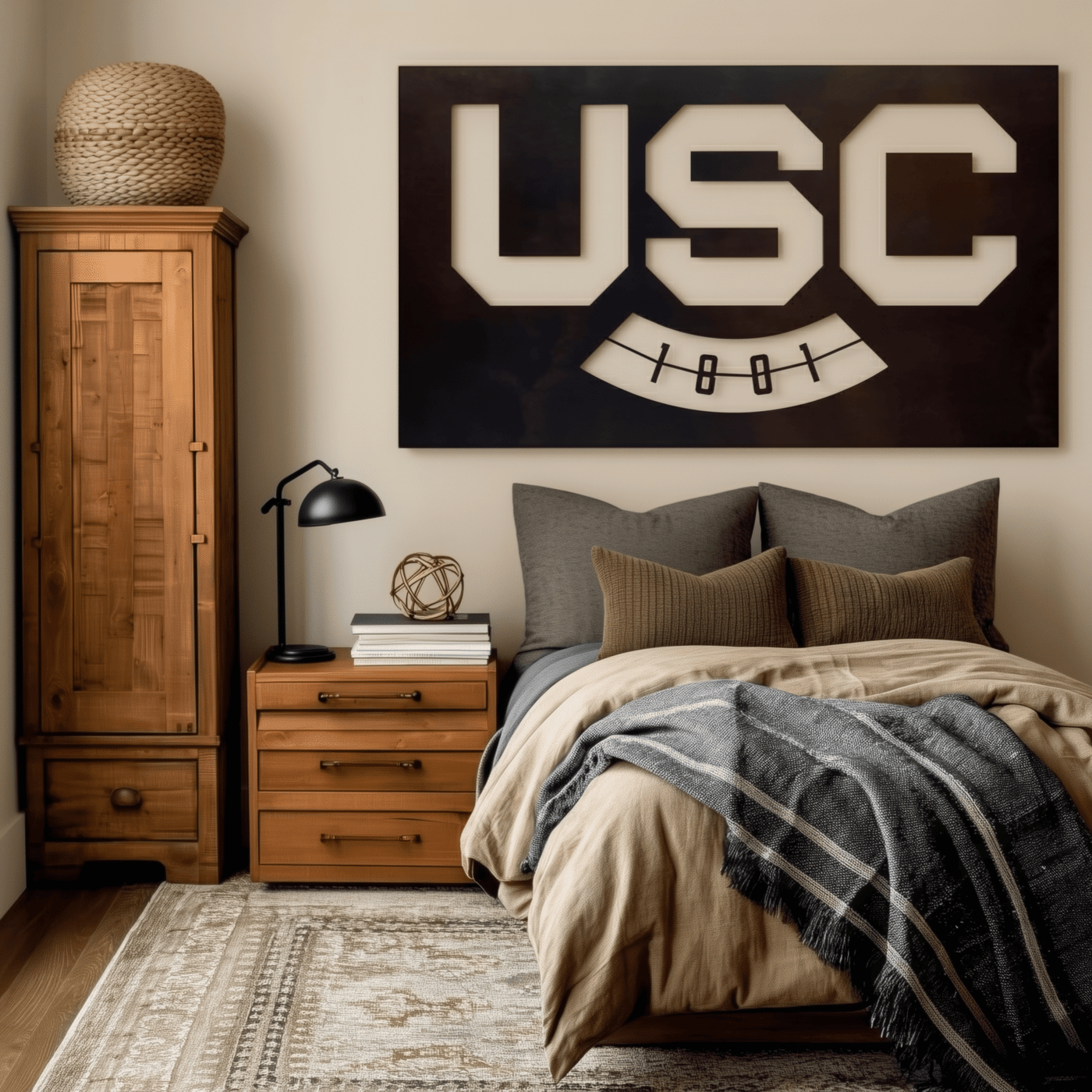 The USC - Metal Wall Art - Landscape Umber - Anthem Classic