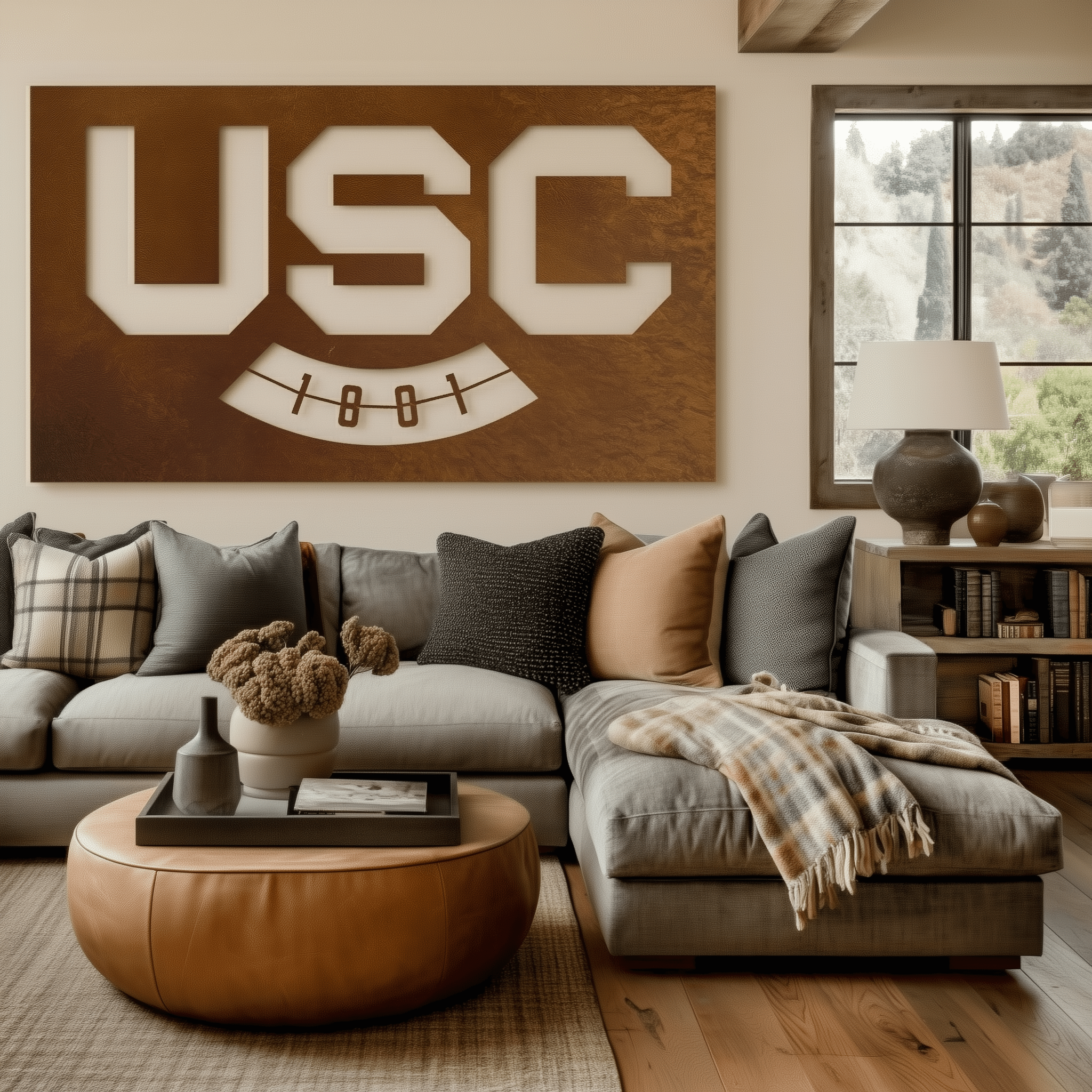 The USC - Metal Wall Art - Landscape Umber - Anthem Classic