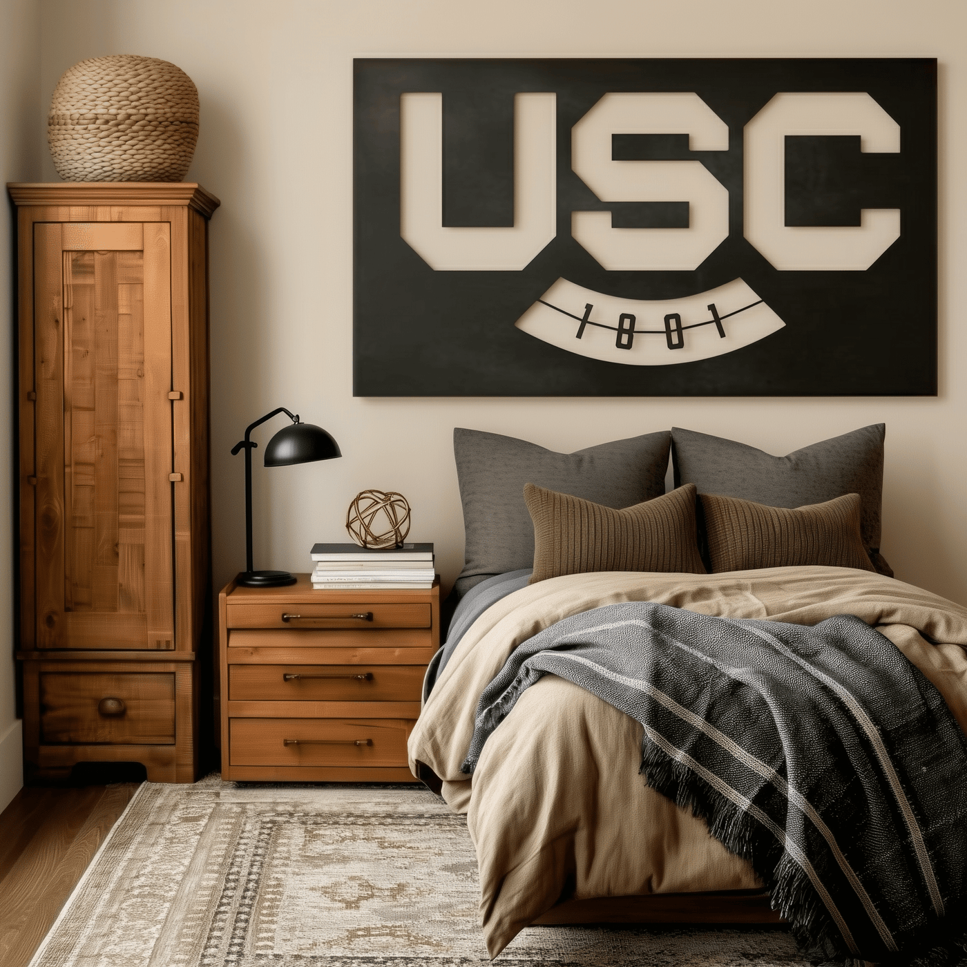 The USC - Metal Wall Art - Landscape Umber - Anthem Classic