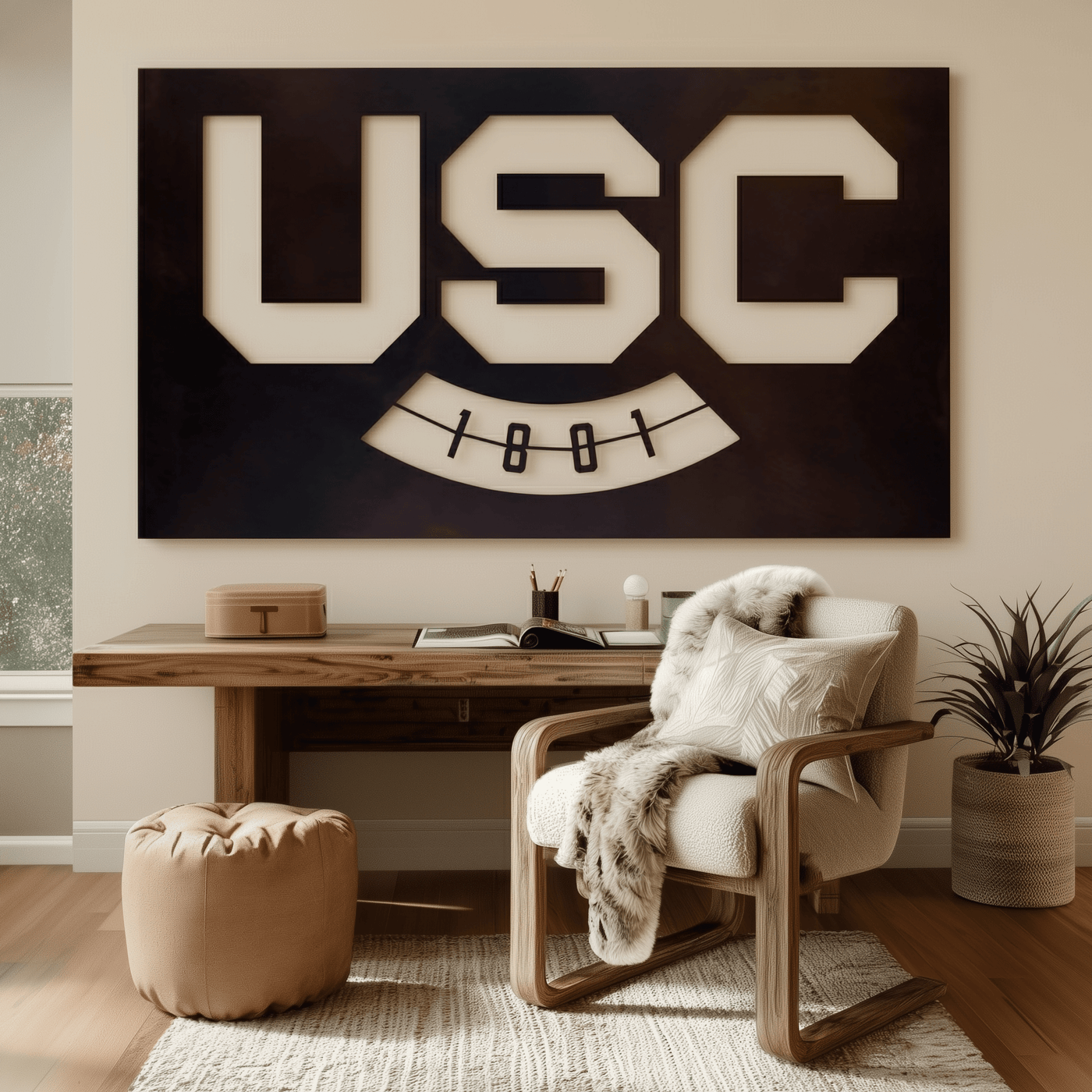 The USC - Metal Wall Art - Landscape Umber - Anthem Classic