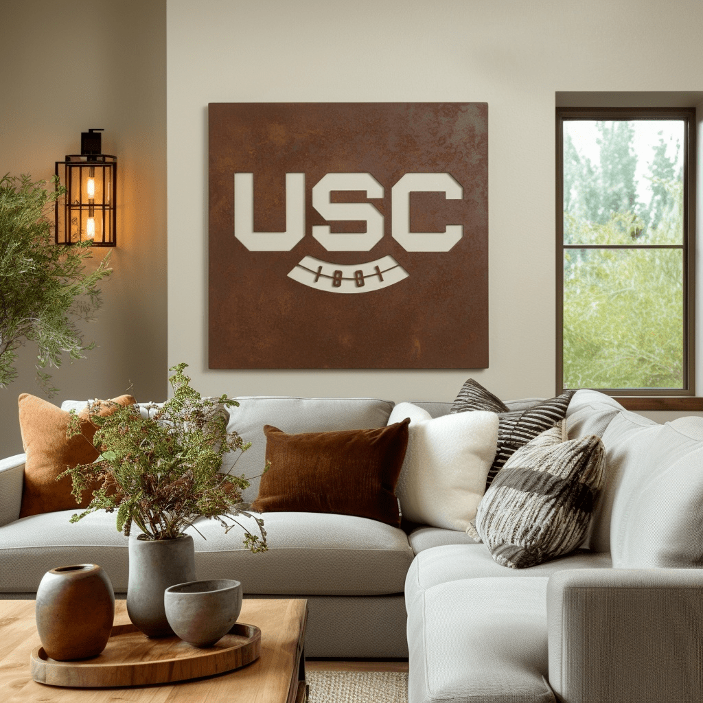 The USC - Metal Wall Art - Square Umber - Anthem Classic