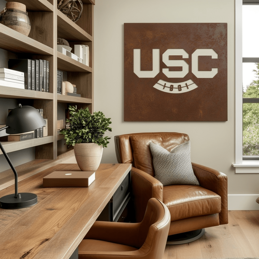 The USC - Metal Wall Art - Square Umber - Anthem Classic
