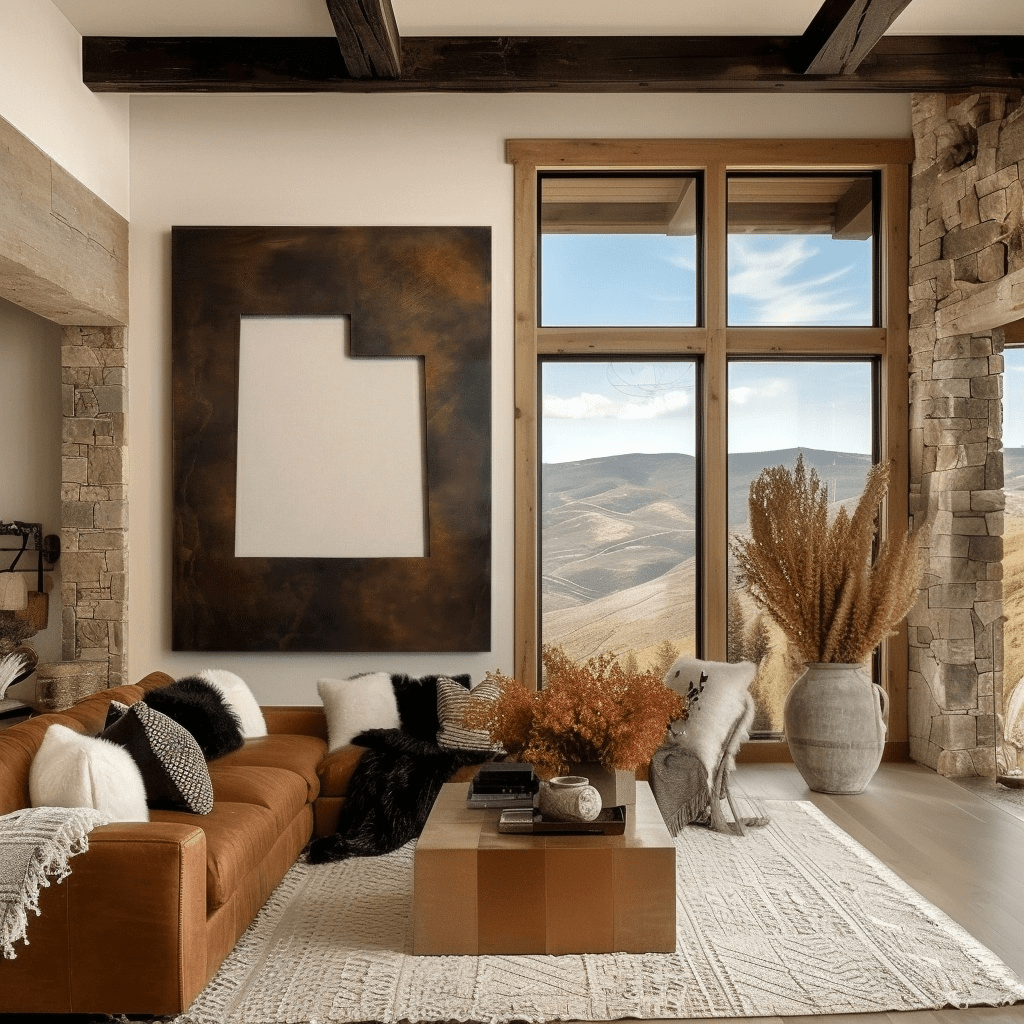 The Utah - Metal Wall Art - Umber - Anthem Classic