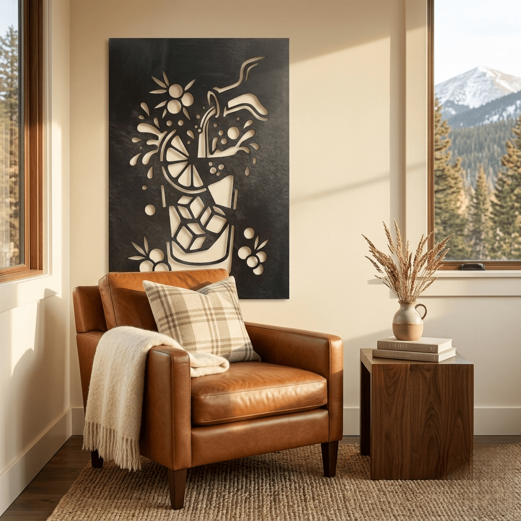 The Velvet Pour - Metal Wall Art - Forge - Anthem Classic