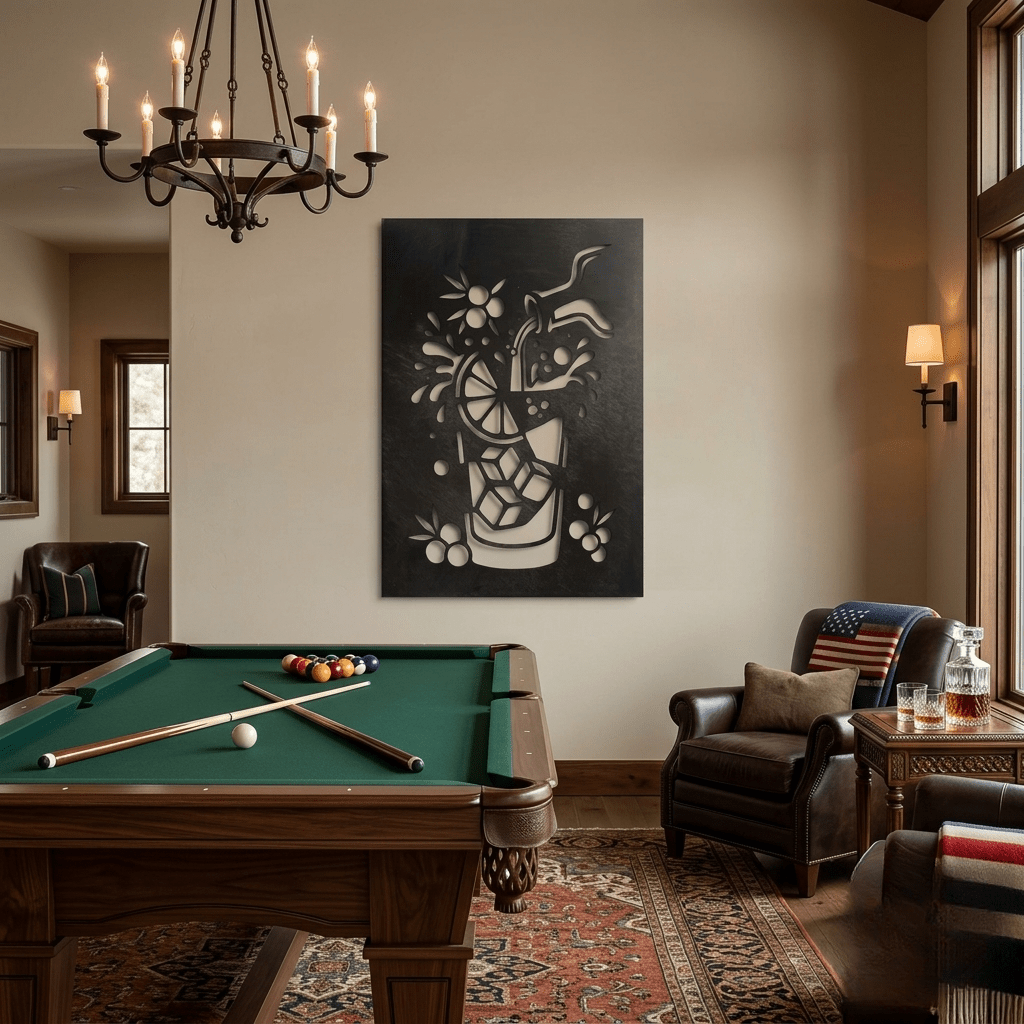 The Velvet Pour - Metal Wall Art - Forge - Anthem Classic