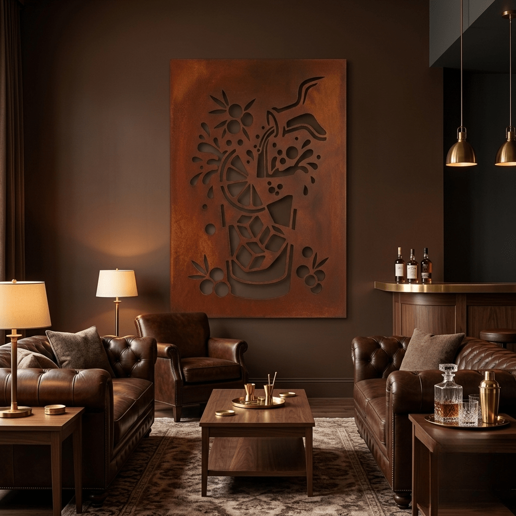 The Velvet Pour - Metal Wall Art - Oxide - Anthem Classic