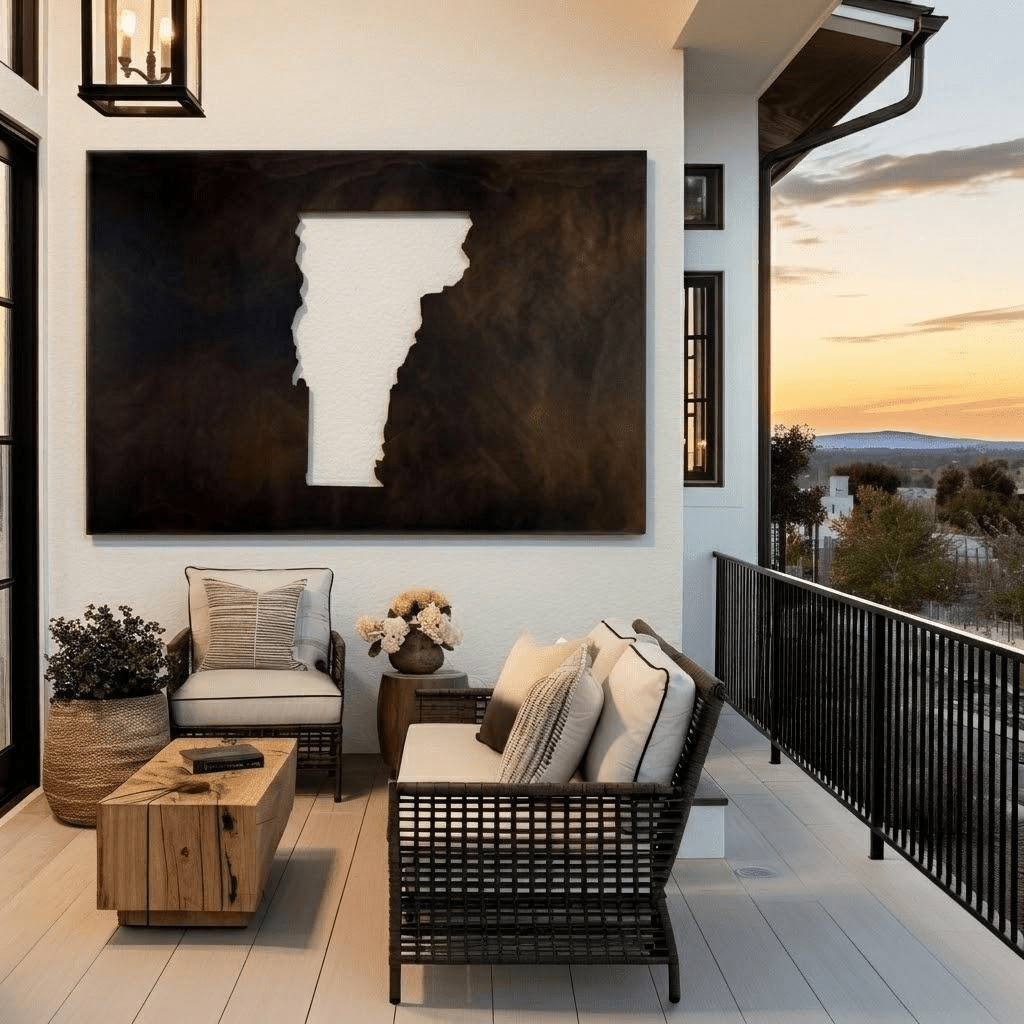 The Vermont - Metal Wall Art - Anthem Classic