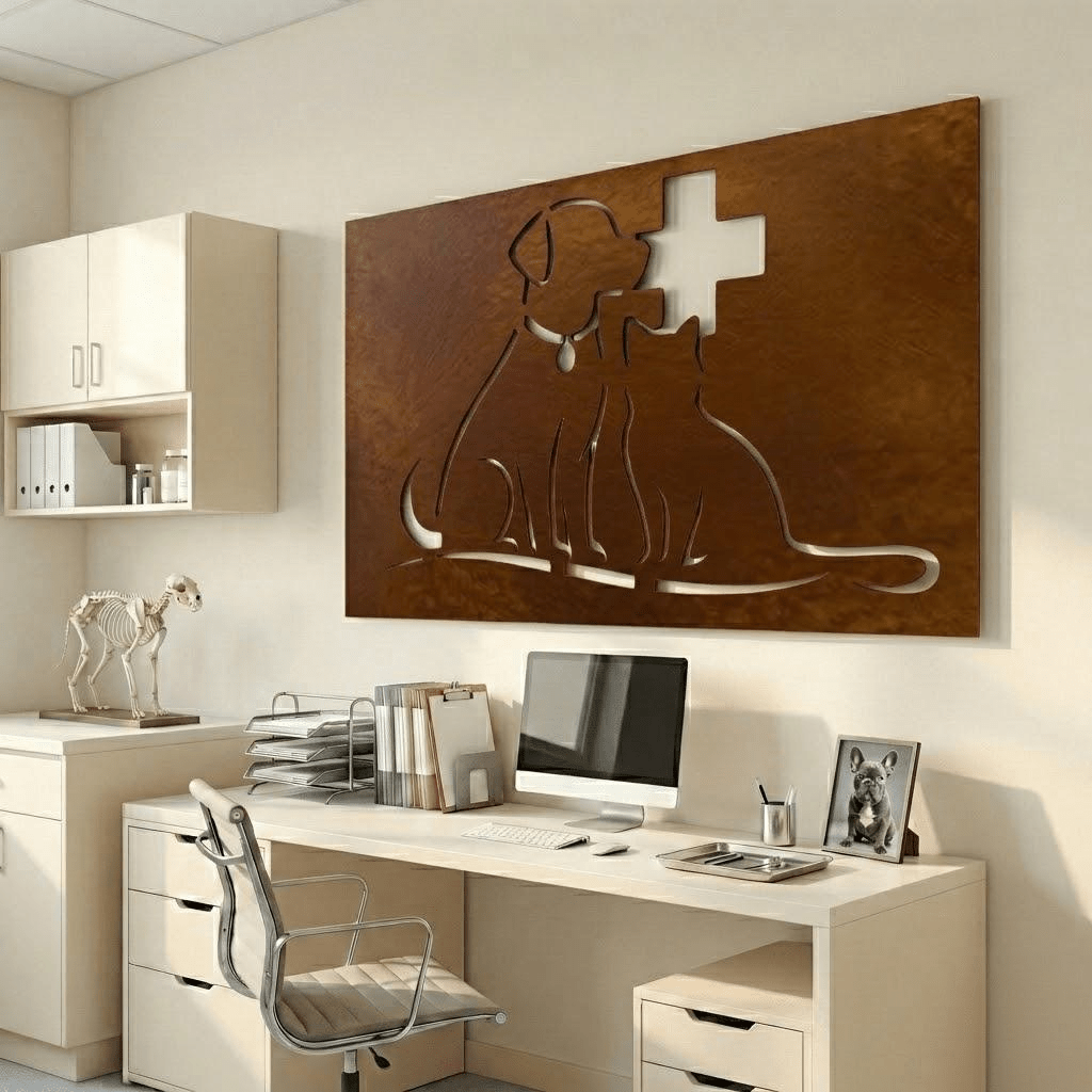 The Vet Clinic - Metal Wall Art - Anthem Classic