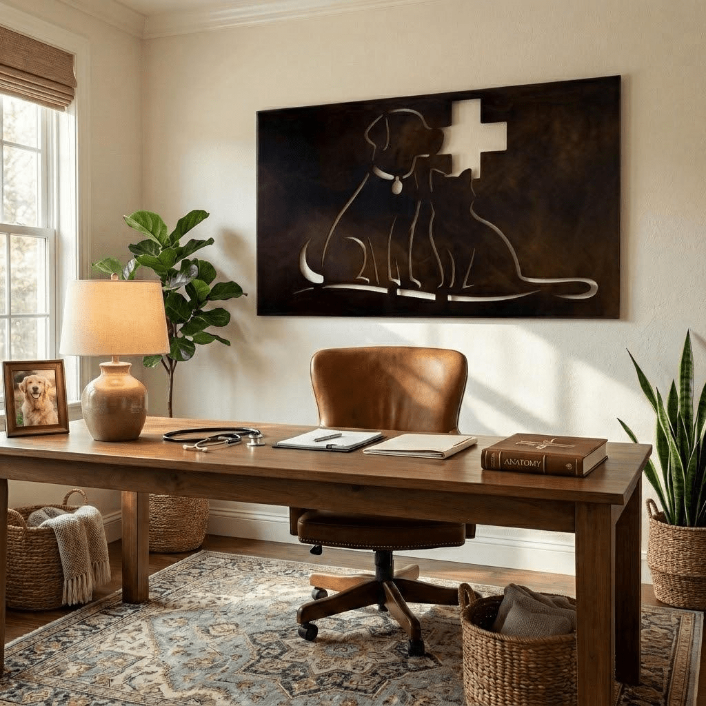 The Vet Clinic - Metal Wall Art - Anthem Classic