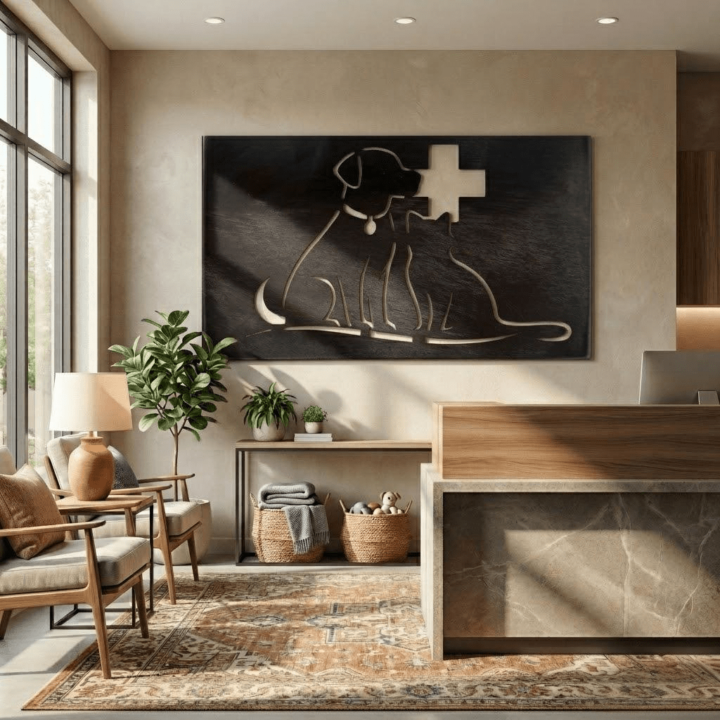 The Vet Clinic - Metal Wall Art - Anthem Classic