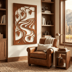The Vineyard - Metal Wall Art - Oxide - Anthem Classic