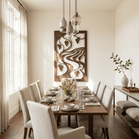 The Vineyard - Metal Wall Art - Umber